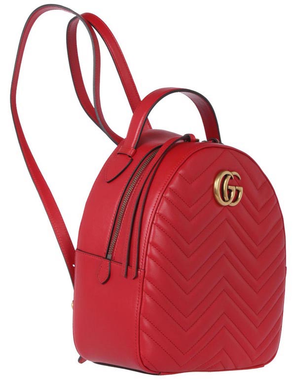 18AW グッチ【グッチ コピー】GG Marmont Quilted Leather Backpack バックパック 476671DTDHD6433