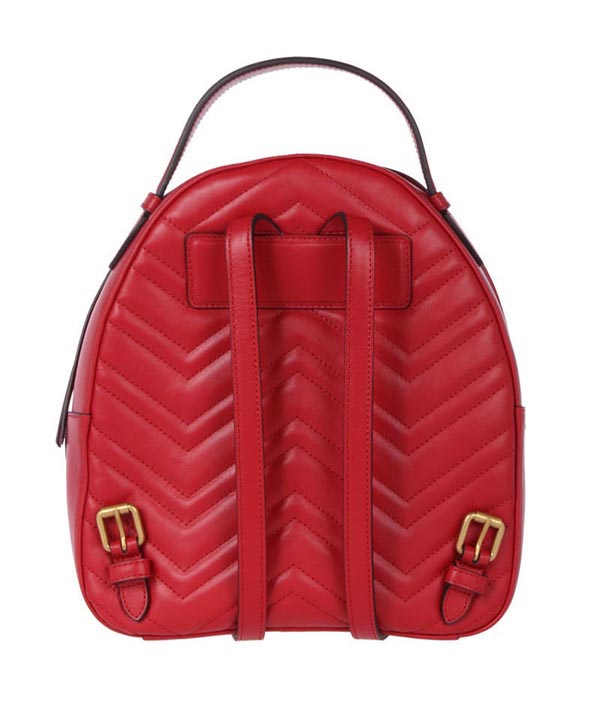 18AW グッチ【グッチ コピー】GG Marmont Quilted Leather Backpack バックパック 476671DTDHD6433