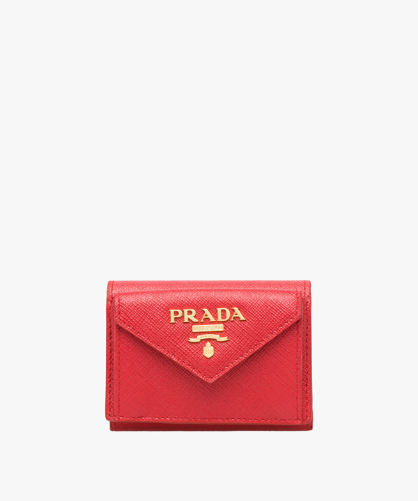 2018新作【PRADA】プラダコピー*サフィアーノ3つ折りコンパクト財布 1MC006_QWA_F0002