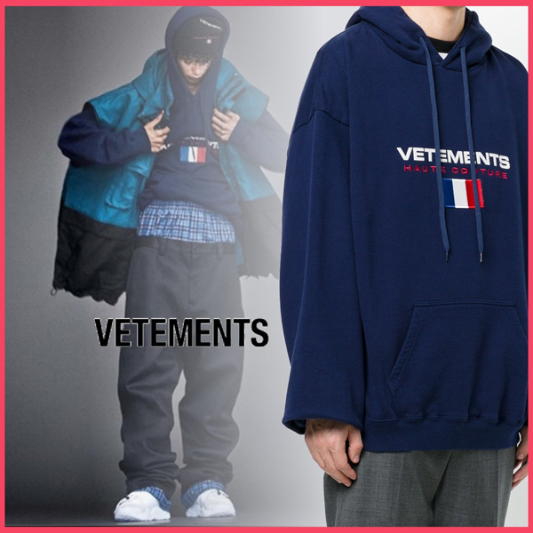 VETEMENTS ヴェトモンスーパーコピー ストーナーパーカ ネイビー