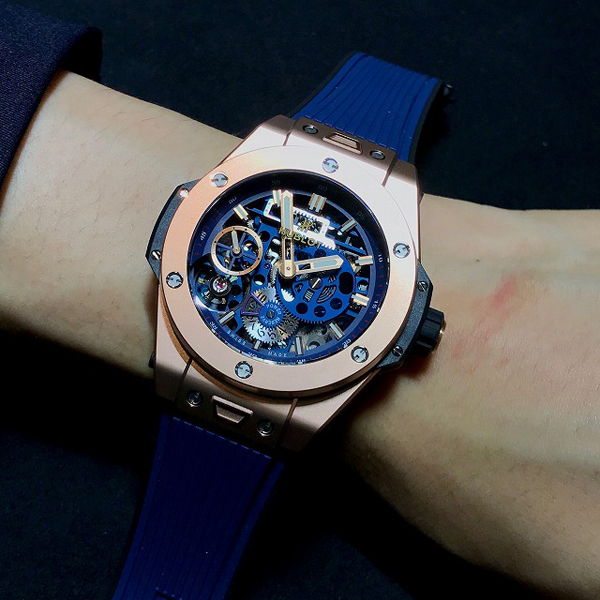 Hublot ウブロスーパーコピー ビッグバン メカ‐10 キングゴールド ブルー 414.OI.5123.RX