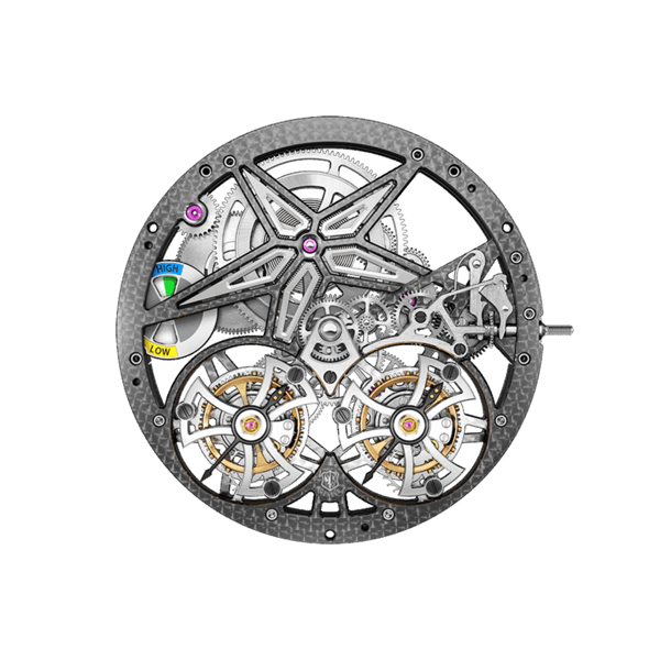 ROGER DUBUIS ロジェ・デュブイ エクスカリバー スパイダー カーボン＆ゴールド ダブルフライングトゥールビヨン RDDBEX0674