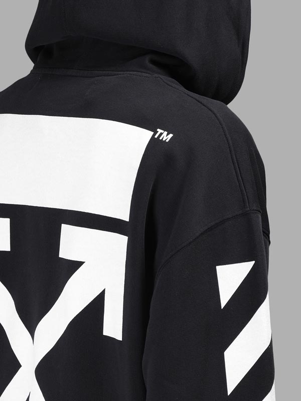 オフ ホワイト 東京 偽物 パーカー 激安 OFF WHITE 17FW ARROW OVER HOODIE 芸能人