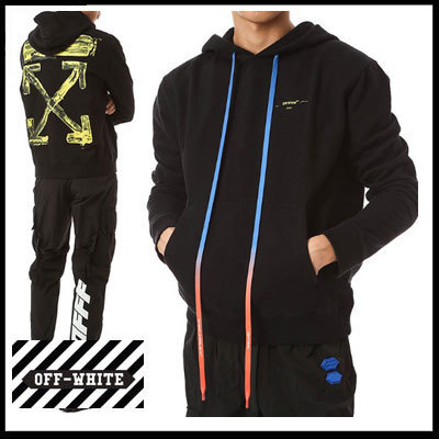 (オフホワイト レプリカ パーカー 通販) off white ARROWS スリム HOODIE OMBB034F19E30010