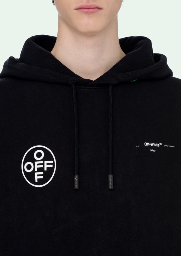 オフ ホワイト パーカー 偽物激安 OFF WHITE 19SS DIAG STENCIL SLIM HOODIE