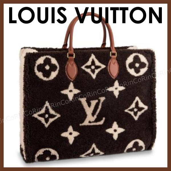 早い者勝ち★LV TEDDY ルイヴィトン偽物 テディ オンザゴー もこもこジャイアントモノグラム 限定 On the go M55420