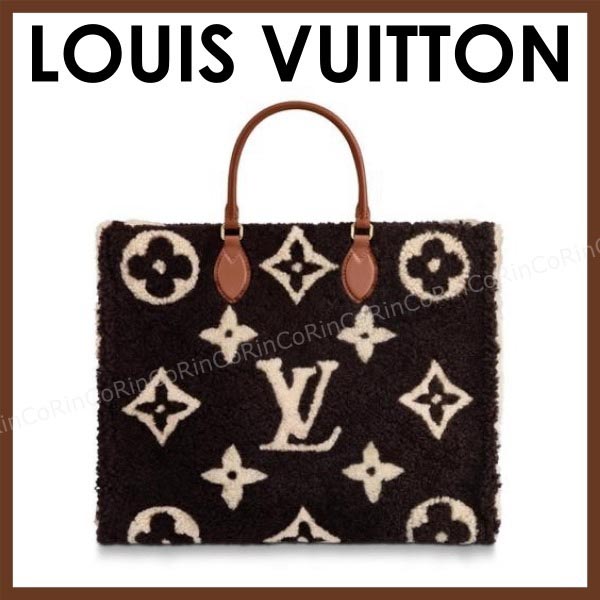 早い者勝ち★LV TEDDY ルイヴィトン偽物 テディ オンザゴー もこもこジャイアントモノグラム 限定 On the go M55420