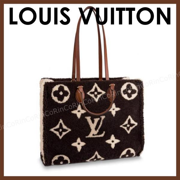 早い者勝ち★LV TEDDY ルイヴィトン偽物 テディ オンザゴー もこもこジャイアントモノグラム 限定 On the go M55420