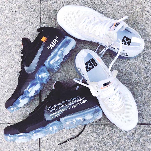 ホワイト オフホワイト ナイキ レプリカ 激安 OFF-WHITE × AIR VAPORMAX “BLACK” & “WHITE”ヴェイパーマックス