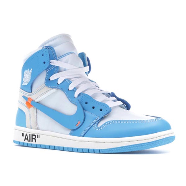 2024新作大人気 ナイキ ジョーダン オフホワイト ナイキ スーパーコピー コラボスニーカーJordan 1 Retro High Off-White University Blue