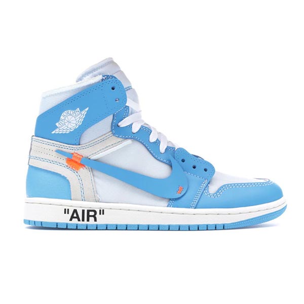 2024新作大人気 ナイキ ジョーダン オフホワイト ナイキ スーパーコピー コラボスニーカーJordan 1 Retro High Off-White University Blue