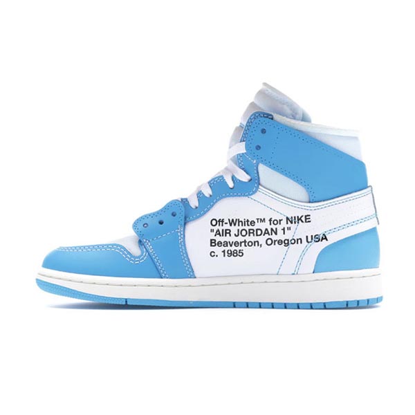 2024新作大人気 ナイキ ジョーダン オフホワイト ナイキ スーパーコピー コラボスニーカーJordan 1 Retro High Off-White University Blue