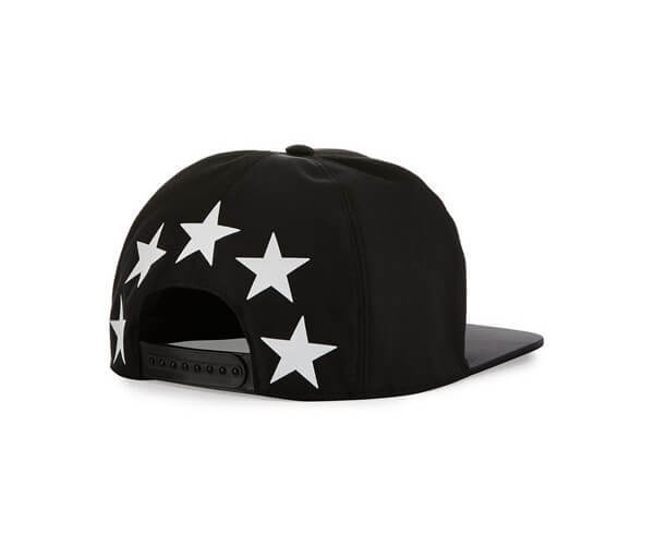 2020最新/限定 ジバンシィコピー GIVENCHY Flat Flat-Bill Star Hat / Cap / Black Cap キャップ ハット ジバンシー 星柄 スター