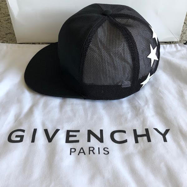 2020最新/限定 ジバンシィコピー GIVENCHY Flat Flat-Bill Star Hat / Cap / Black Cap キャップ ハット ジバンシー 星柄 スター