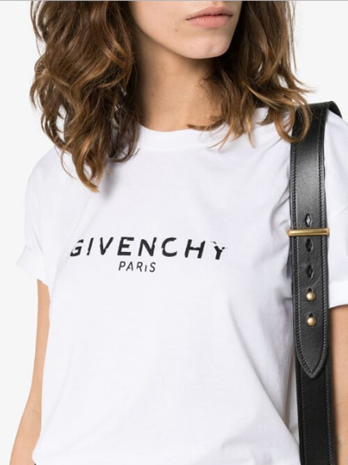 2020日本未発売新作 ジバンシィ偽物 GIVENCHY★レディスロゴ  Tシャツ