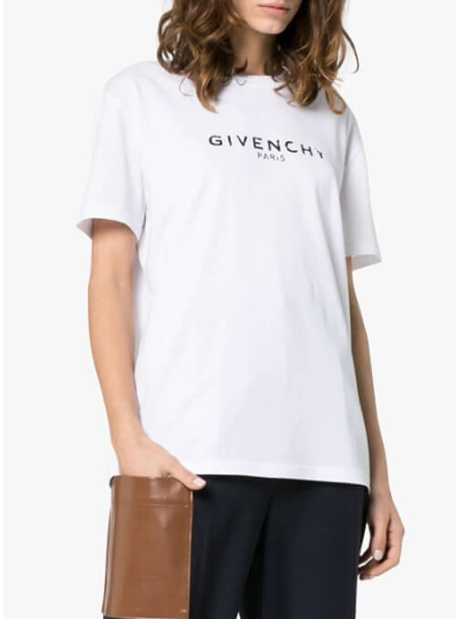 2020日本未発売新作 ジバンシィ偽物 GIVENCHY★レディスロゴ  Tシャツ