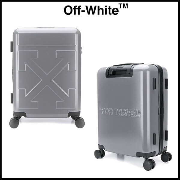 2020最新限定【Off-White オフ ホワイト コピー スーツケース】アロートロリーミディアム トラベルバック