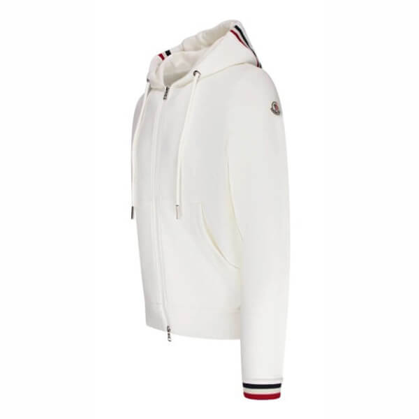 ◆MONCLER モンクレール 偽物 パーカー◆袖ロゴ付き ジップアップ 0918G74200V8007778