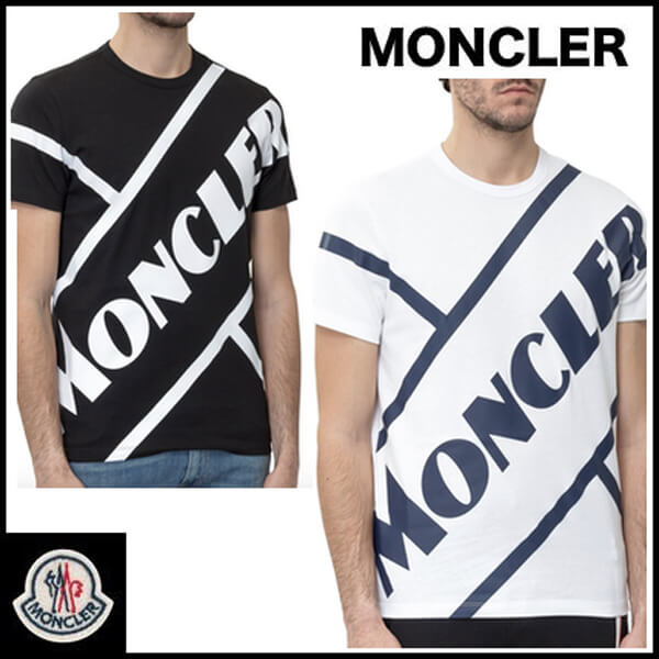 MONCLER モンクレール 偽物 Tシャツ プリント 2色展開