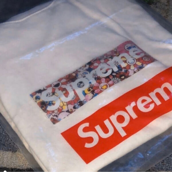 日本未発売【シュプリーム x 村上隆】シュプリーム supreme t シャツ 偽物 COVID-19 RELIEF BOX LOGO TEE