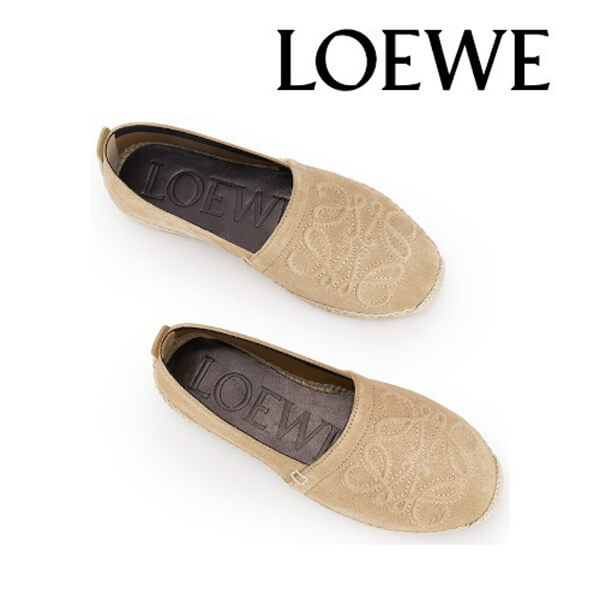 【ロエベ】ロエベ シューズ 偽物☆anagram espadrille アナグラムエスパドリーユ 453.10.346