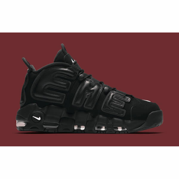 シュプリーム スニーカー 偽物 ナイキ シュプリーム x ナイキ Air More Uptempo Black ブラック