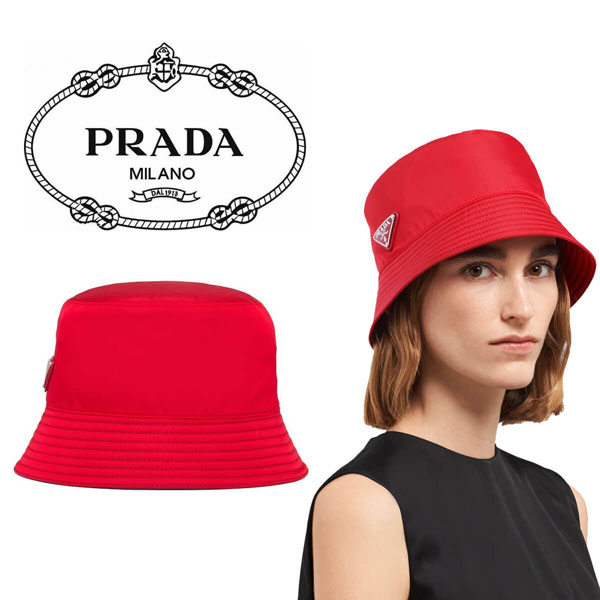 新作 PRADA プラダ キャップ コピー ナイロンハット 帽子 1HC137_2B15_F0011