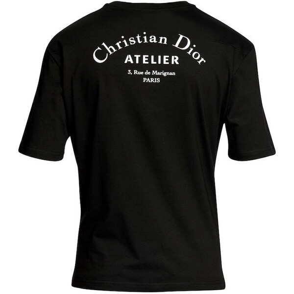 “Christian ディオール Atelier”ディオール Tシャツ コピー ロゴ*Tシャツ＊Black 863J621I0533_C980