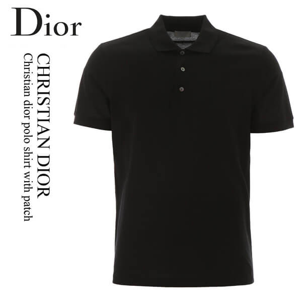 ディオール ポロシャツ コピー CHRISTIAN ディオール Polo Shirt With Patch 943J801C0448989