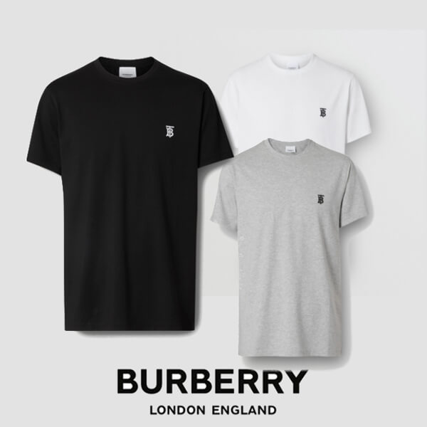 BURBERRY バーバリー Tシャツ コピー  モノグラム Motif Cotton T-shirt Tシャツ