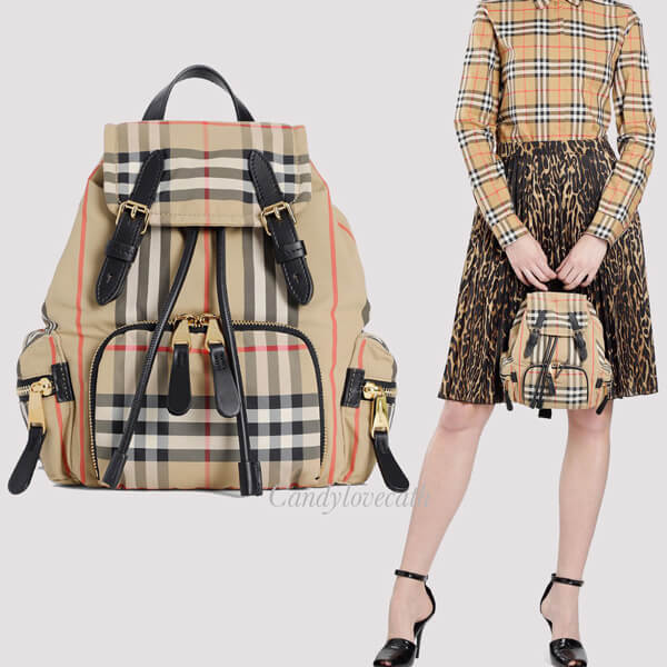 BURBERRY バーバリー リュック コピー ヴィンテージチェック バックパック