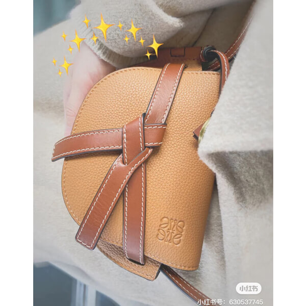 2019新作限定★ロエベスーパーコピー ロエベ★Gate mini bag ショルダーバッグ＊キャラメル