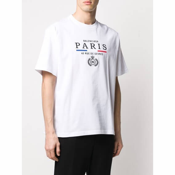 【バレンシアガ】バレンシアガ Tシャツ コピー paris logo t-shirt