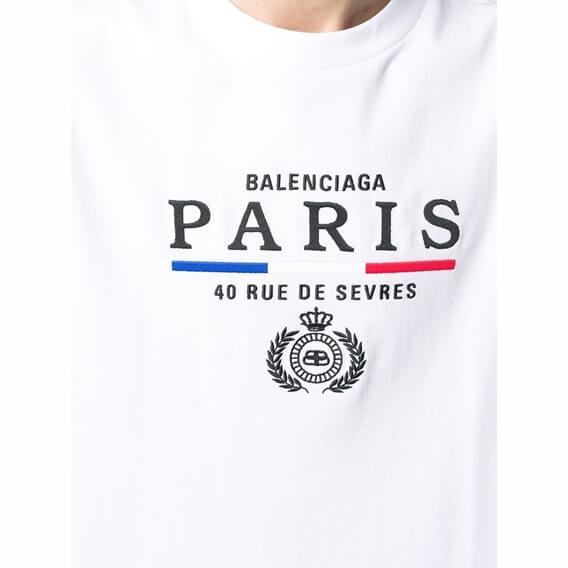 【バレンシアガ】バレンシアガ Tシャツ コピー paris logo t-shirt