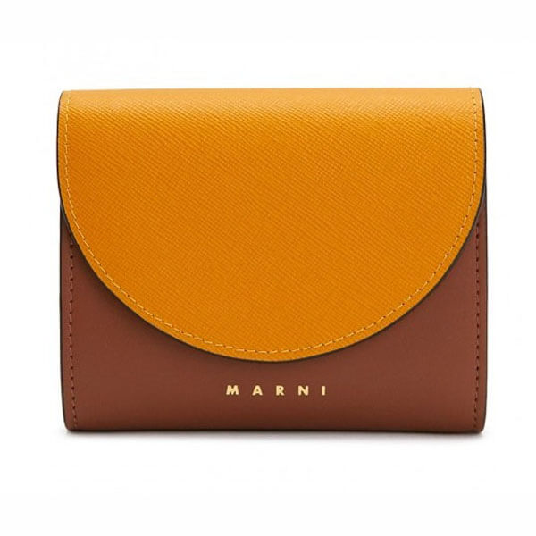 ★MARNI マル二 財布 コピー★バイカラー バイフォールドウォレット 全4色 PFMO0004Q2 LV589