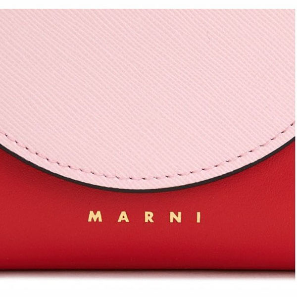 ★MARNI マル二 財布 コピー★バイカラー バイフォールドウォレット 全4色 PFMO0004Q2 LV589