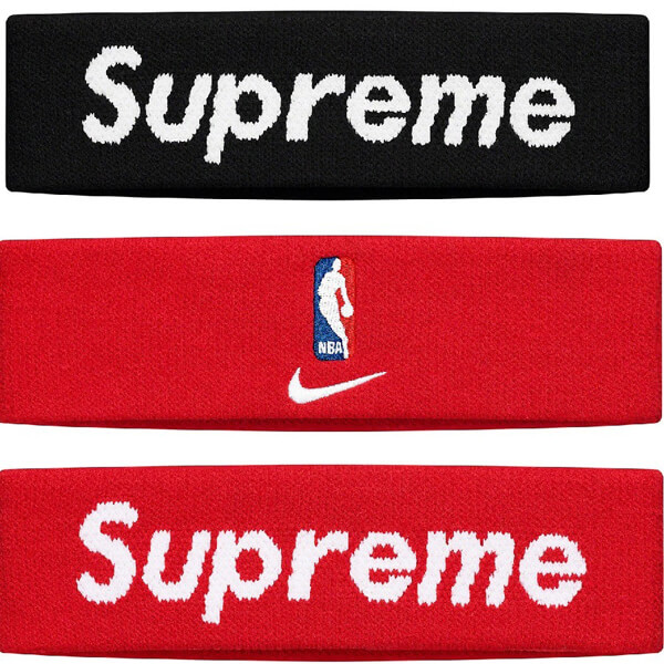 2020SS /シュプリーム 偽物 シュプリーム × ナイキ NBA Headband Logo ニューエラ ロゴ ヘッドバンド