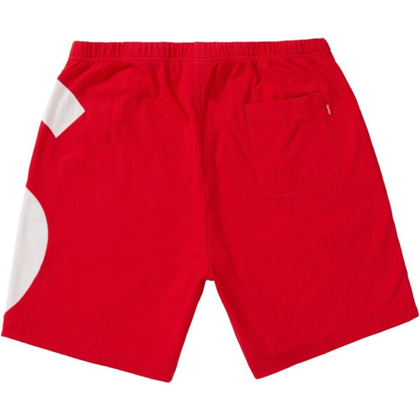 シュプリーム パンツ 偽物 シュプリーム S LOGO SHORT / RED