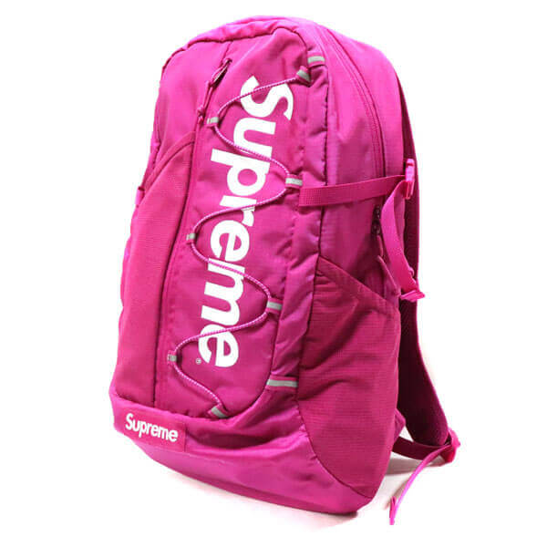 シュプリーム 偽物リュック シュプリーム 偽物 SS17 バッグパック Backpack (ピンク)