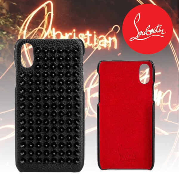 クリスチャン ルブタン iphoneケース コピー Christian Louboutin●Loubiphone Case●iPhone用携帯カバー／ブラック 3185047CM53