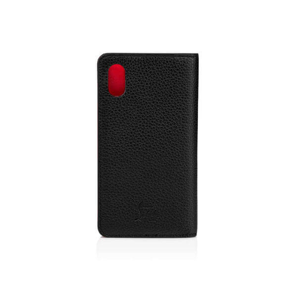 【クリスチャン ルブタン 手帳型iphoneケース コピー Christian Louboutin】Loubiflap Case Iphone カーフスキン 3195077B078