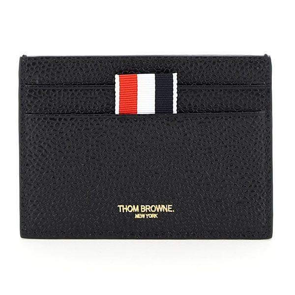 トムブラウン カードケース コピー【THOM BROWNE】FW20 レザーカードホルダー 190048_MAW031L_00198001