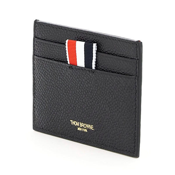 トムブラウン カードケース コピー【THOM BROWNE】FW20 レザーカードホルダー 190048_MAW031L_00198001