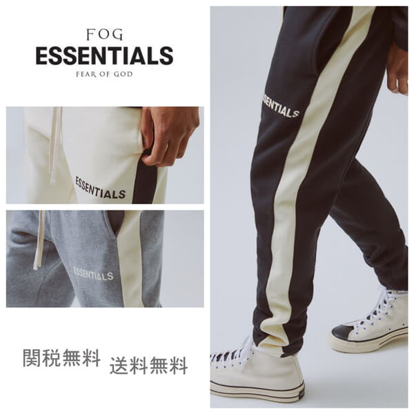 フィアオブゴッド パンツ コピー [FOG] Fear Of God Essentials パンツ Side Stripe