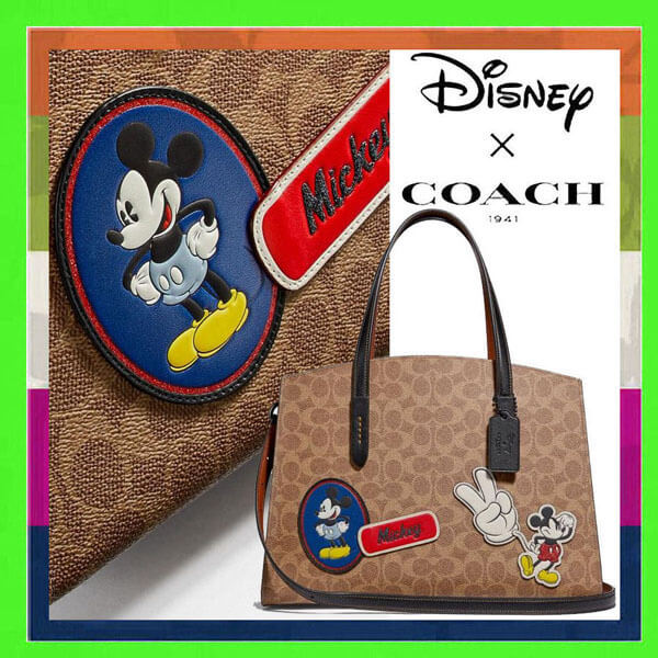 【Coach×ディズニー コーチ トートバッグ コピー】ミッキー トート型バック 69193