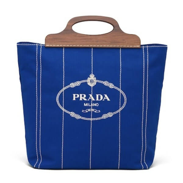 プラダ キャンバストート コピー 新作＊PRADA＊ コットンキャンバスバッグ / 3色カラー 1BG349_2DLA_F0002_V_OOO