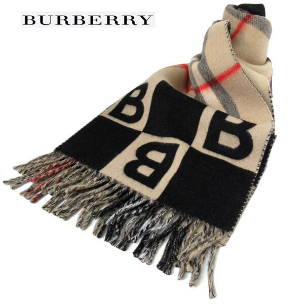 バーバリー マフラー コピー BURBERRY 8022488 ロゴ×チェック柄 マフラー 8022488