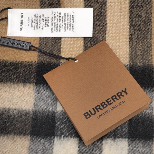 バーバリー マフラー コピー BURBERRY チェック&ロゴ カシミアマフラー 8024480A1189