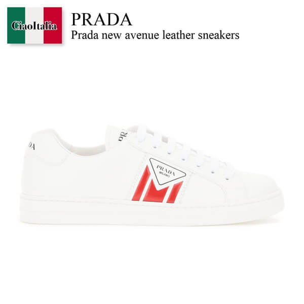 プラダ スニーカー コピー Prada レザー スニーカー