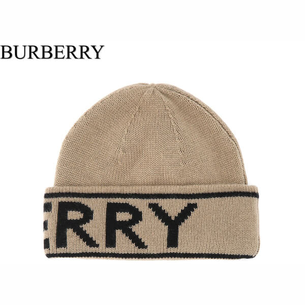 バーバリー ハット コピー BURBERRY カプチーノカシミヤビーニーハット